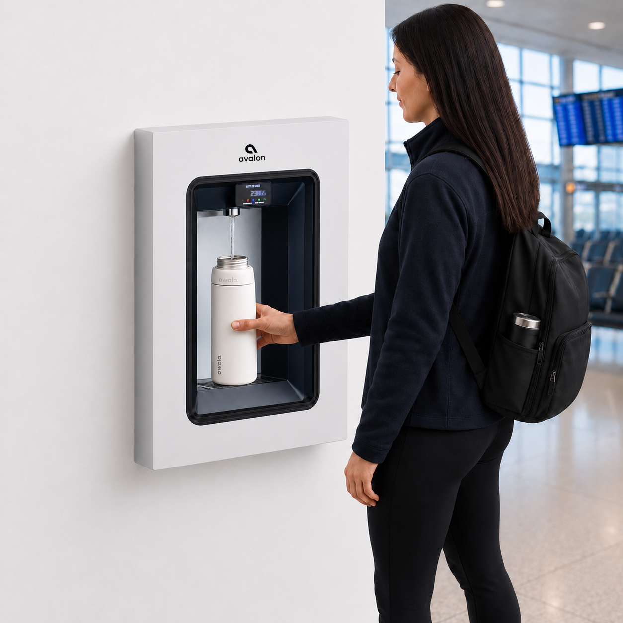 avalon out of wall bottle filler (A50-SB)