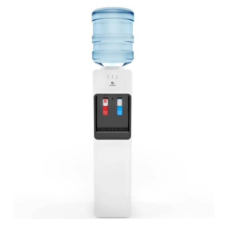 Water Cooler Dispenser for 5 Gallon Bottles, Top Loading Hot & Cold Water  Freestanding Electric Water Cooler Machine with Child Safety Lock Perfect