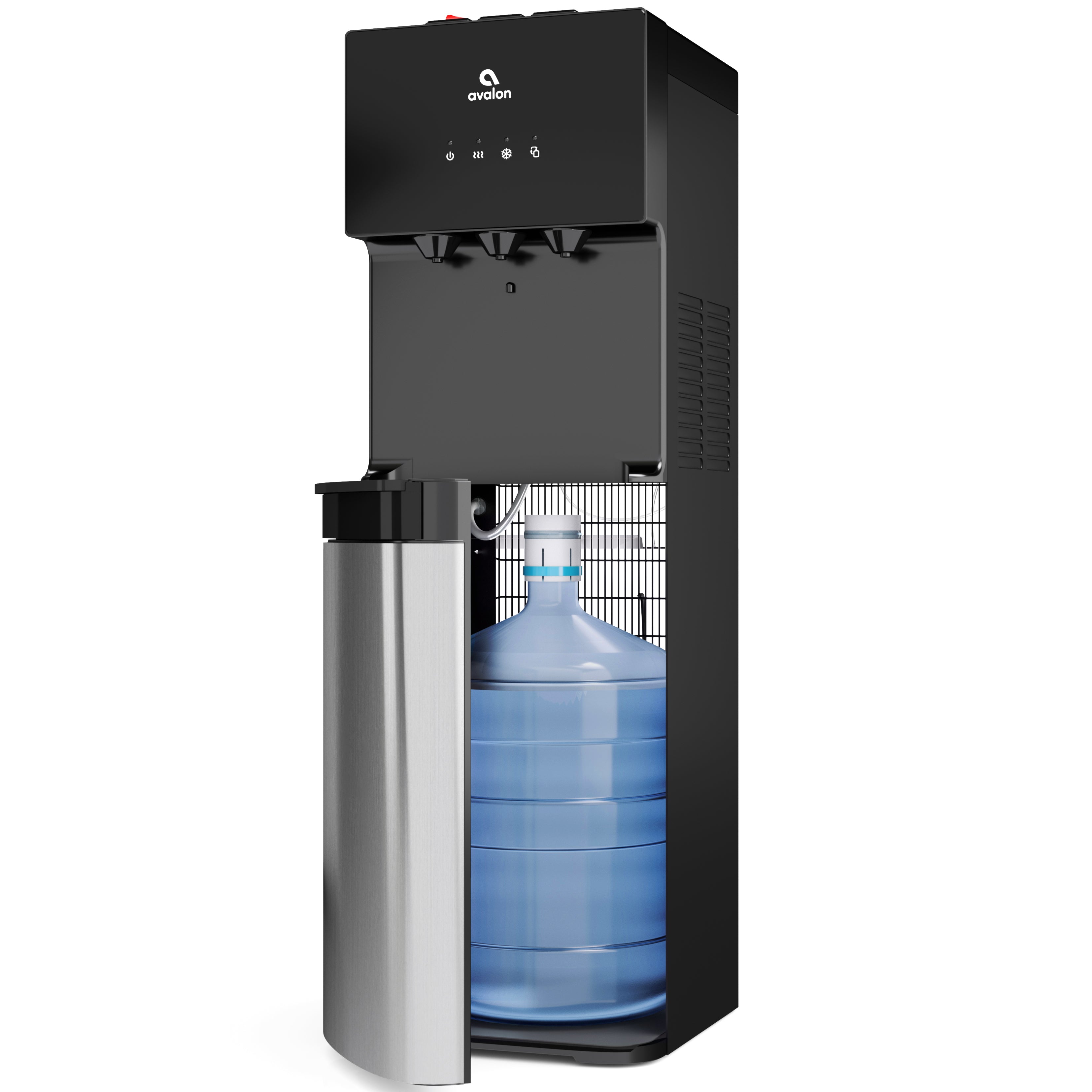 Avalon A4 stainless bottom load water cooler with hot, cold, room temp –  Avalon US