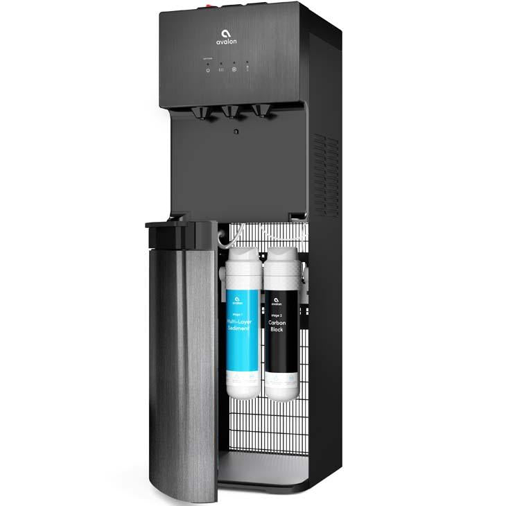 Avalon Self Cleaning Bottleless Water Cooler Dispenser, Black